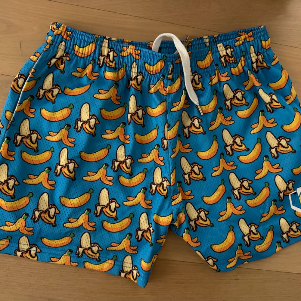 Baseball Lifestyle 101 Boys’ Banana Shorts, Youth XL, in Blue, Like New